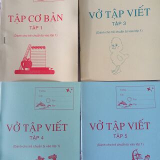 Bộ Tập Viết 4 ô Li