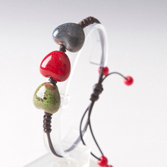 Vòng tay gốm 3 mầu xinh lung linh