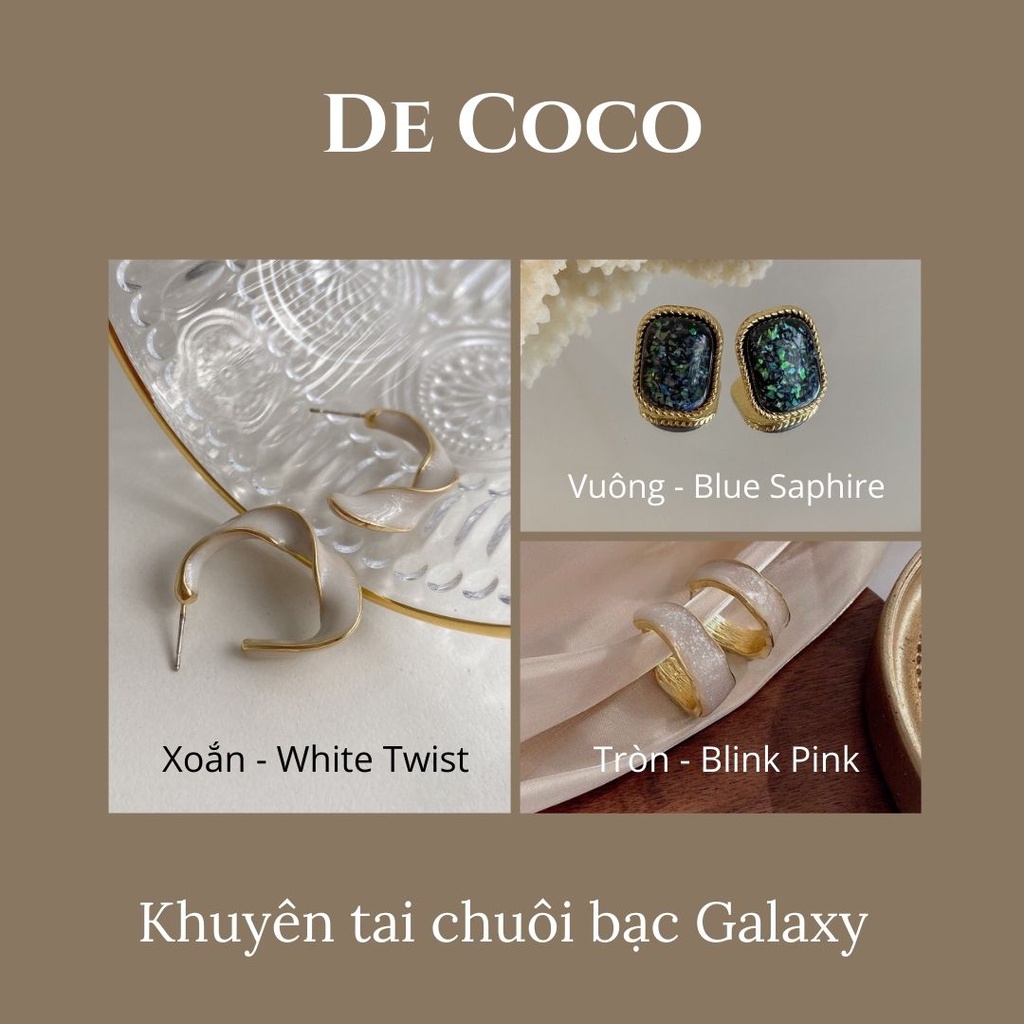 Khuyên tai bông tai vintage Galaxy Decoco.accessories