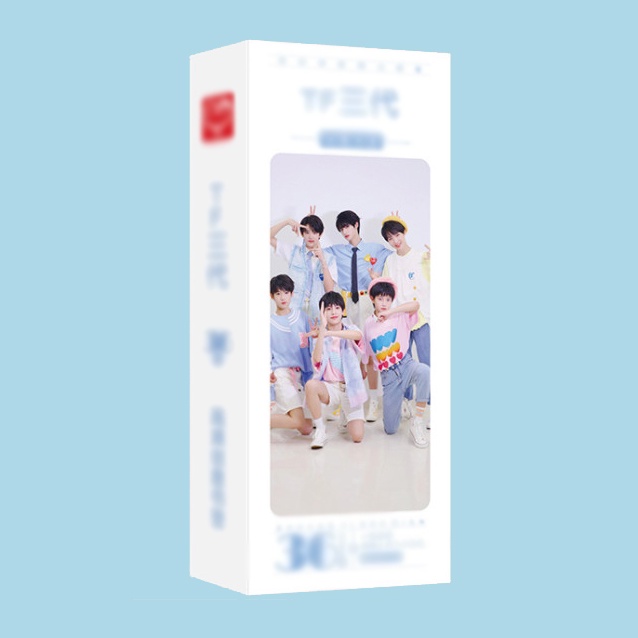 Hộp ảnh bookmark GIA TỘC TF kẹp sách đánh dấu trang in hình idol thần tượng hoa ngữ xinh xắn