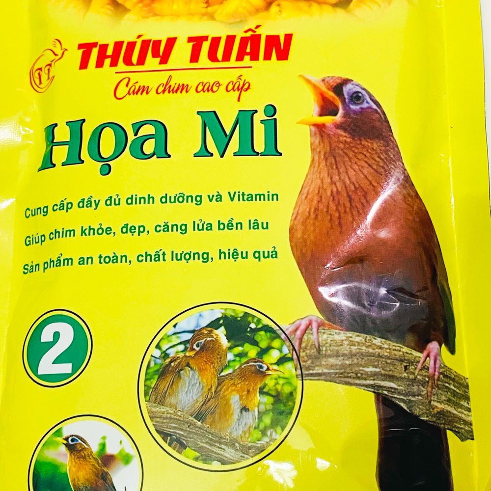 [Mã PET50K giảm Giảm 10% - Tối đa 50K đơn từ 250K] Cám chim họa mi Thúy Tuấn số 2 cao cấp gói 200gram