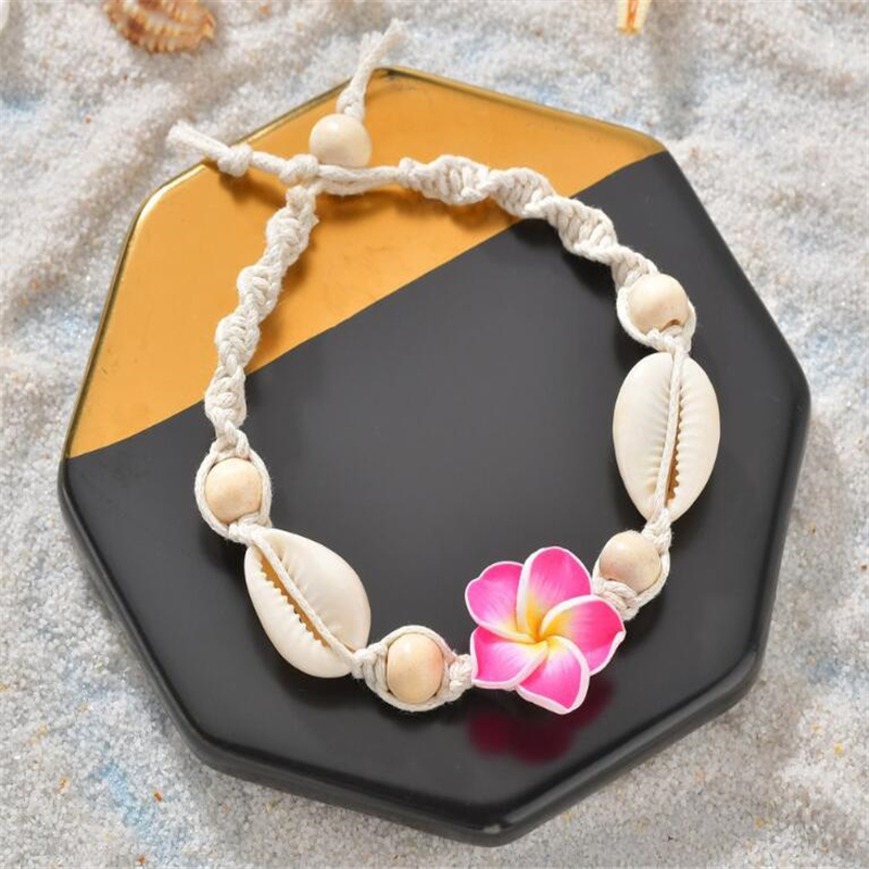 Lắc chân hình vỏ sò phong cách Bohemian