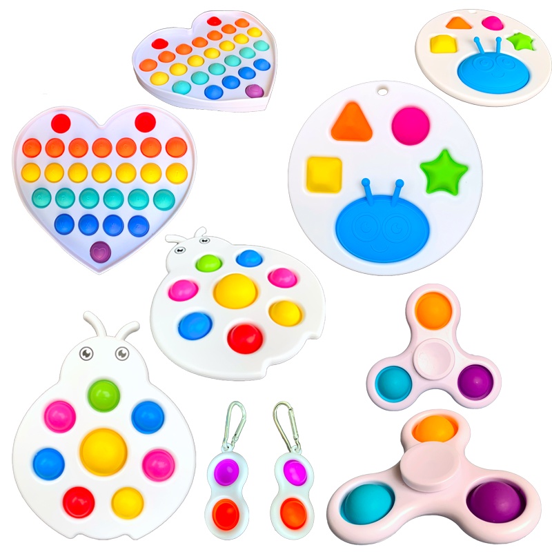 Pop It 2021. Đồ chơi giải trí thông minh, giảm căng thẳng hiệu quả cho người lớn, trẻ em | Anh Củ Cải Shop.