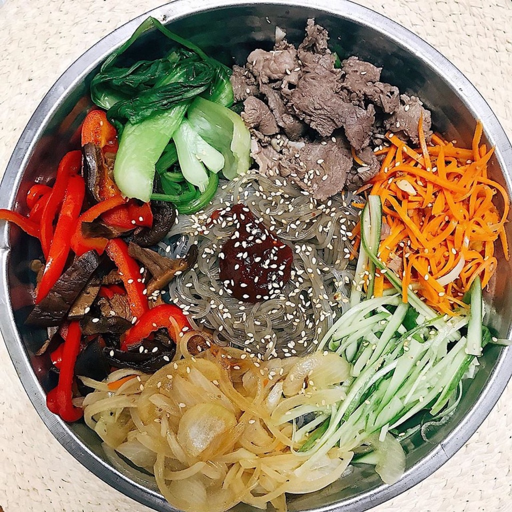 Miến khoai lang Hàn Quốc YONGSOO 1kg hỗ trợ ăn kiêng, giảm cân