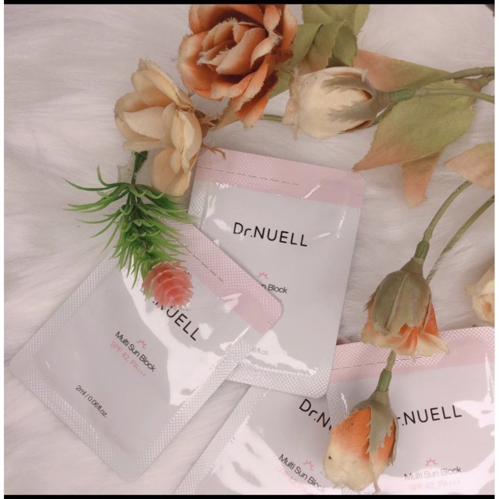 [HÀNG TẶNG KHÔNG BÁN] SAMPLE DR.NUELL PEACH SUNBLOCK VÀ WATERFUL CREAM