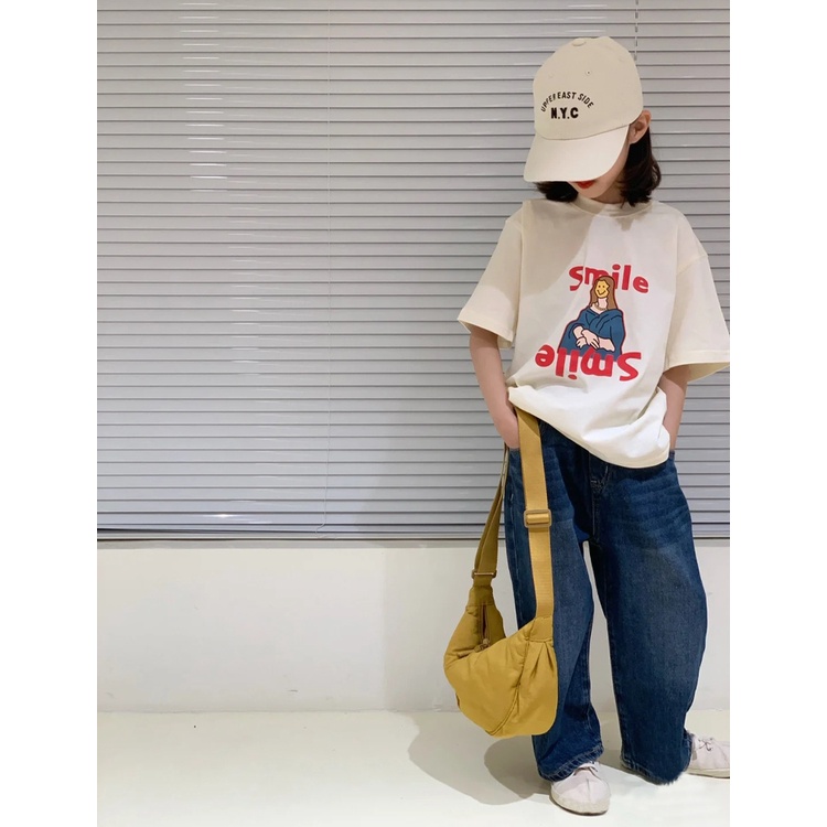 Mũ cho bé gái, bé trai lưỡi trai chống nắng vải cotton thêu chữ NYC Mũ đôi mẹ và bé PK014NYC - Lipokids