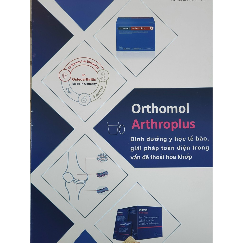 orthomol arthroplus thực phẩm chức năng hỗ trợ và điều trị xương khớp thoái hóa khớp giảm đau nhức cứng khớp hiệu quả.