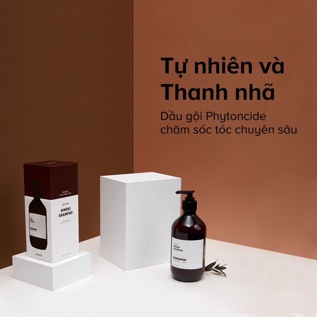 Dầu Gội Hiệu GRAFEN Hinoki Kích Thích Mọc Tóc Dung Tích 500ml