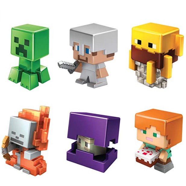  6 nhân vật minecraft mini figure random