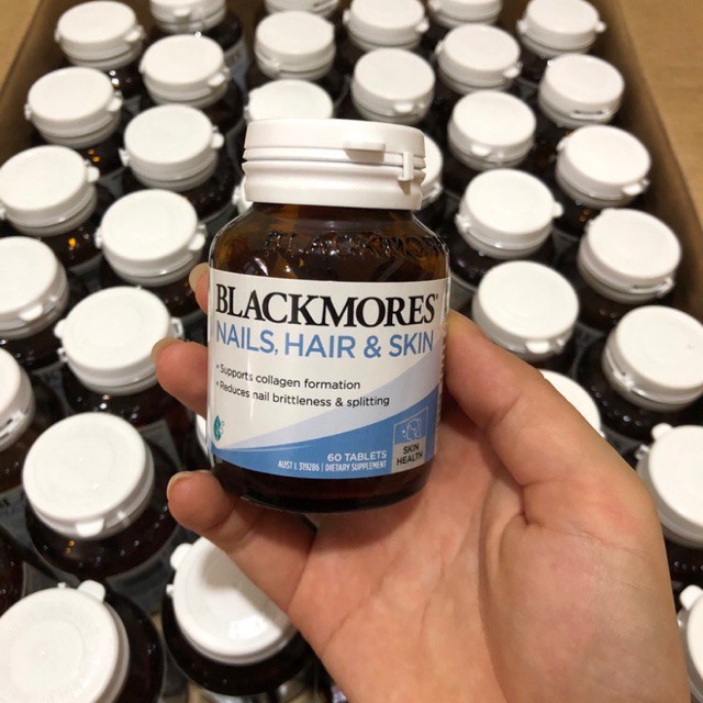 Blackmore Nail, Hair And Skin Của Úc - Da Khỏe Mạnh, Tóc Mềm Mại, Móng Chắc Khỏe (60 Viên)
