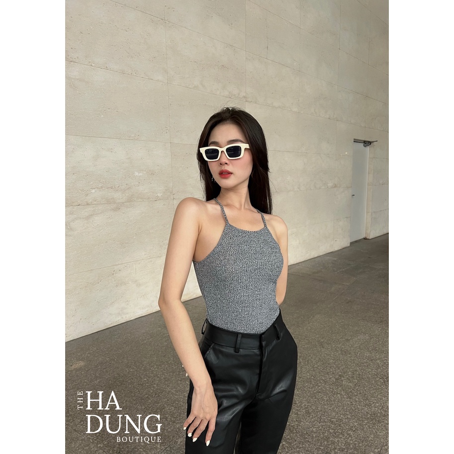 - Áo Thun Dệt Kim Nữ Cổ Yếm Cao Cấp VNXK | Hà Dung Boutique