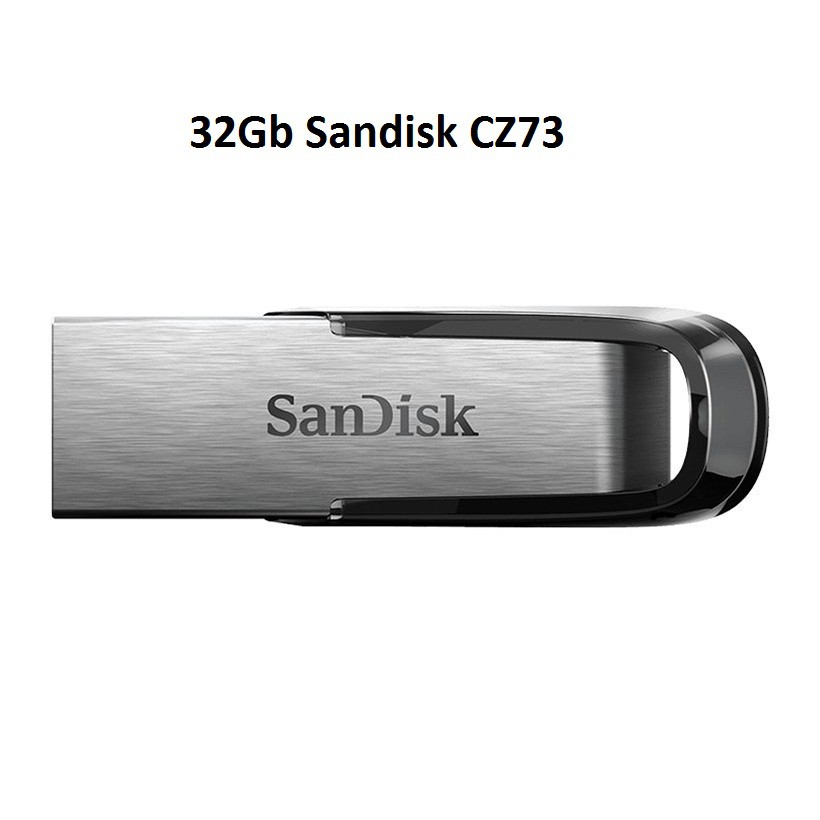 USB 3.0 32GB SANDISK CZ73 Ultra Flair (xám đen)
