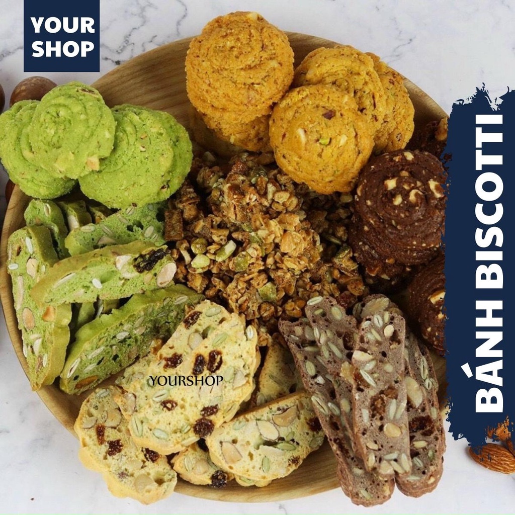 Bánh BISCOTTI Ăn Kiêng Giảm Cân Yourshop Bazanland