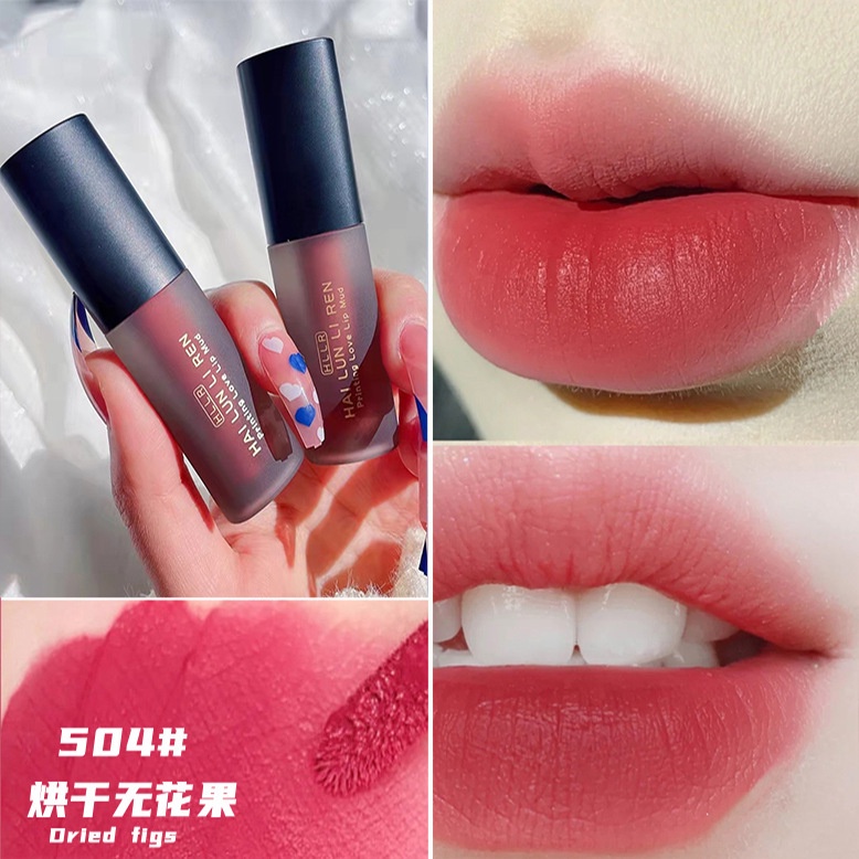 Son Kem Màu Nhung Lì Có Độ Bóng Cao Không Dính Cốc