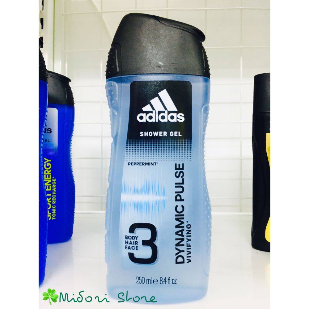 Tắm gội nam 3 trong 1 Adidas Sport 250ml (Tây Ban Nha)