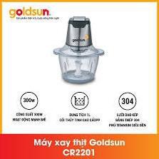 Máy xay thịt ,xay đa năng GOLDSUN CR2201, dung tích 1.2L, Cối thủy tinh, Lưỡi dao kép, BH chính hãng 1 năm