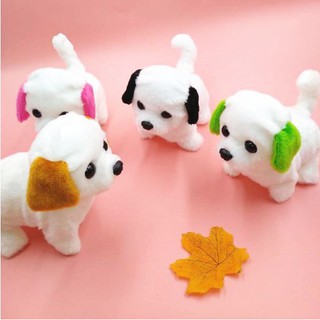 FREE SHIP 15k] Chó bông biết đi, vẫy đuôi, biết kêu bibi rất cute