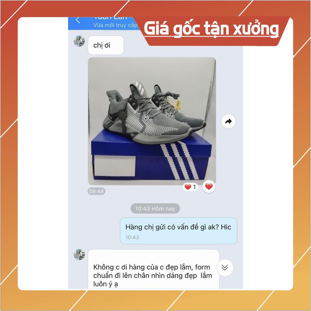 [FreeShip+Giá Hủy Diệt] Giầy Alphabounce xịn sò Full phụ kiện, Giày thể thao nam nữ Sneaker Alphabounce rêu xanh