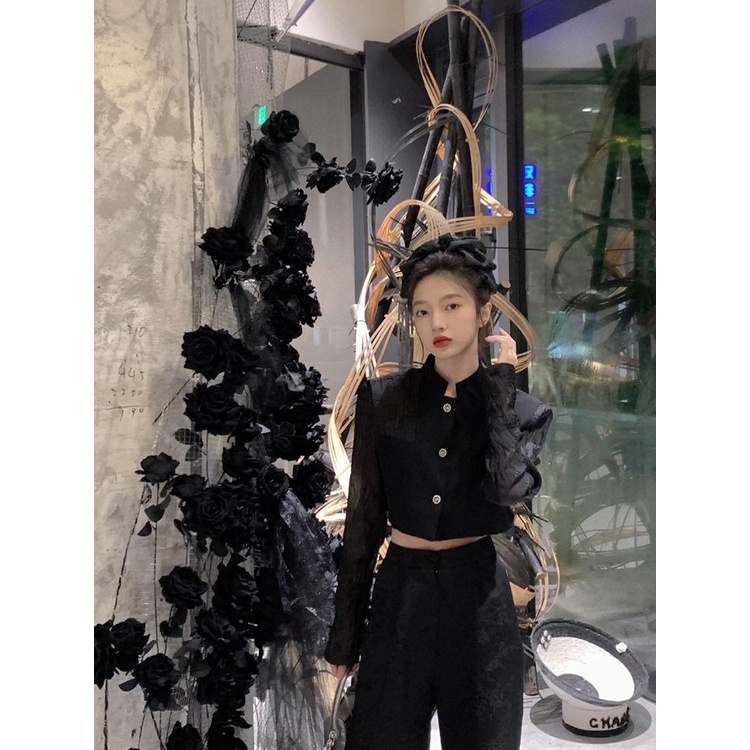 Áo Khoác Vest Tay Dài Dáng Rộng Mỏng Thời Trang Mùa Hè Hàng Mới Dành Cho Bạn Nữ