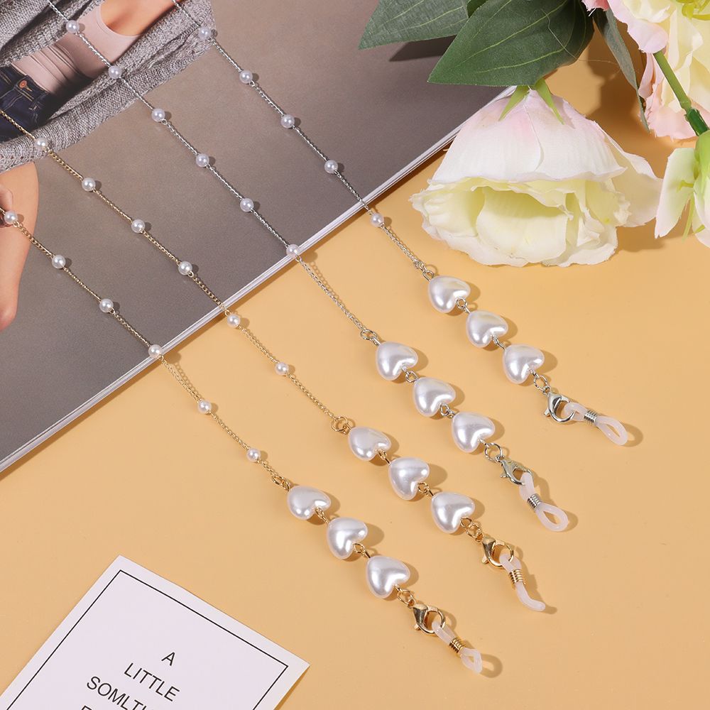 Dây Đeo Giữ Mắt Kính Xâu Hạt Ngọc Trai Nhân Tạo Thời Trang