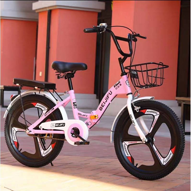 Sẵn 20inh, XE ĐẠP   BEIJIFU  PHIÊN BẢN GẤP GỌN CHO NỮ BÁNH XE  22inh