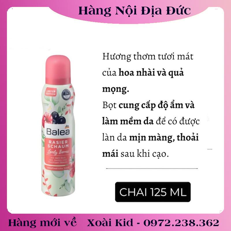 Kem dưỡng da sau cạo wax lông, ức chế mọc lông Balea Đức- Nội địa Đức Đủ Bill