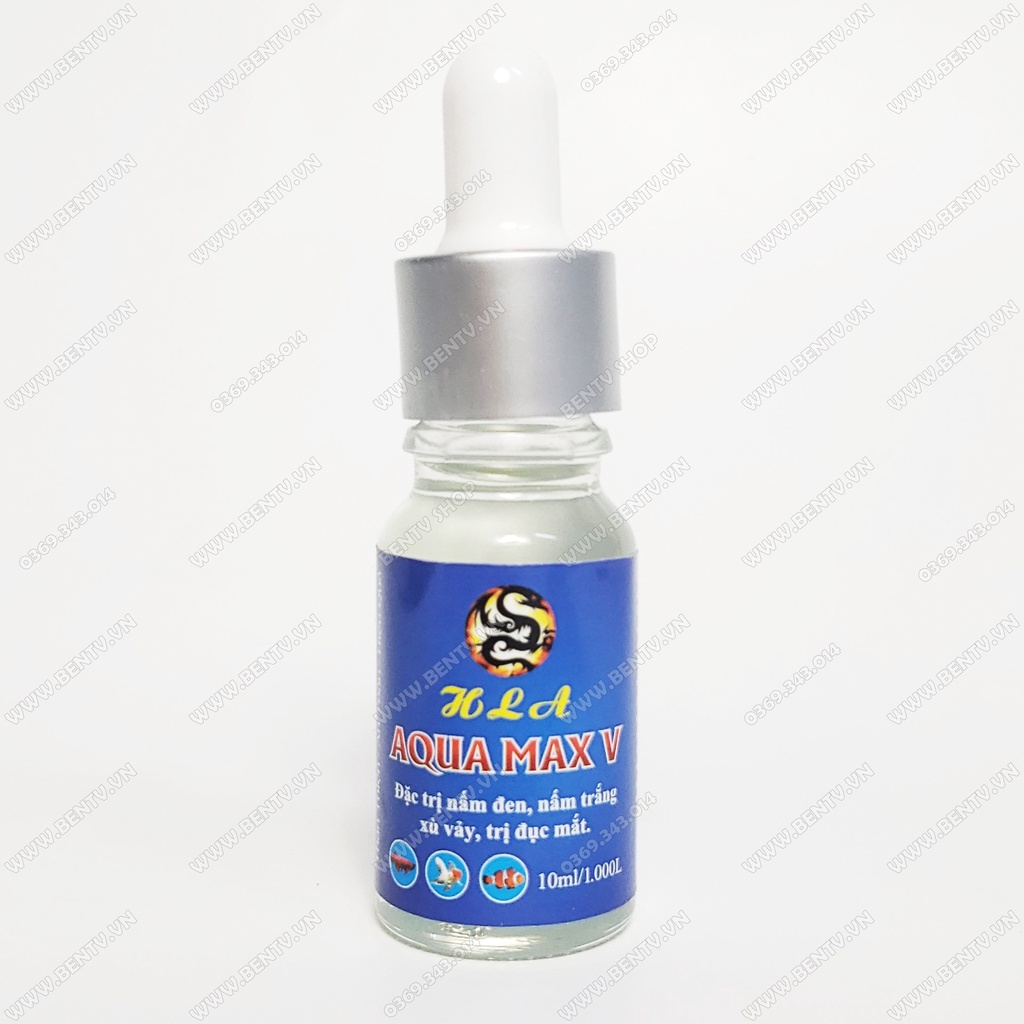Aqua Max V - Điều Tr.ị Nấm Đen Nấm Trắng Xuất Huyết Vảy Cho Cá Cảnh