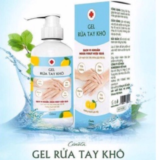 Gel rửa tay khô y tế kháng khuẩn Cénota 220ml