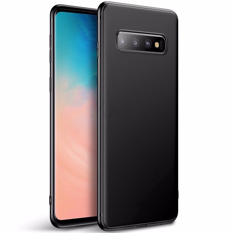 Ốp lưng dẻo cho Samsung Galaxy S10 5G - đen cao cấp, chống bám vân tay