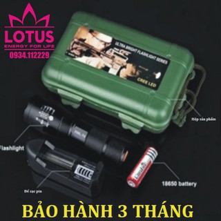 Đèn pin siêu sáng t6 - đèn pin siêu sáng t6