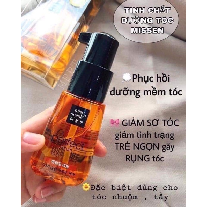 Dầu Dưỡng Tóc Mềm Mượt, Phục Hồi Tóc Mise En Scene Perfect Serum Super Rich 80ml - Dưỡng tóc Misen