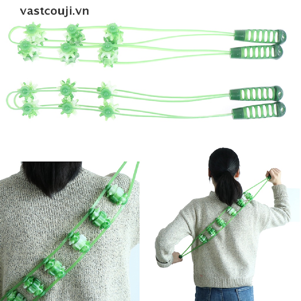 [Hàng mới về] Dây đai mát xa cơ bắp lưng vai &amp; cổ di động