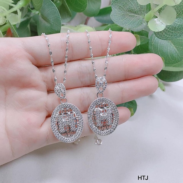 DÂY CHUYỀN BẠC MẶT CHỮ H CAO CẤP - TRANG SỨC BẠC