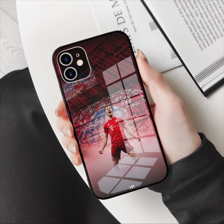 Ốp kính xsportcase Lewandoski mừng bàn thắng Iphone 7 - Iphone 12 pro max OK-FOO2001026