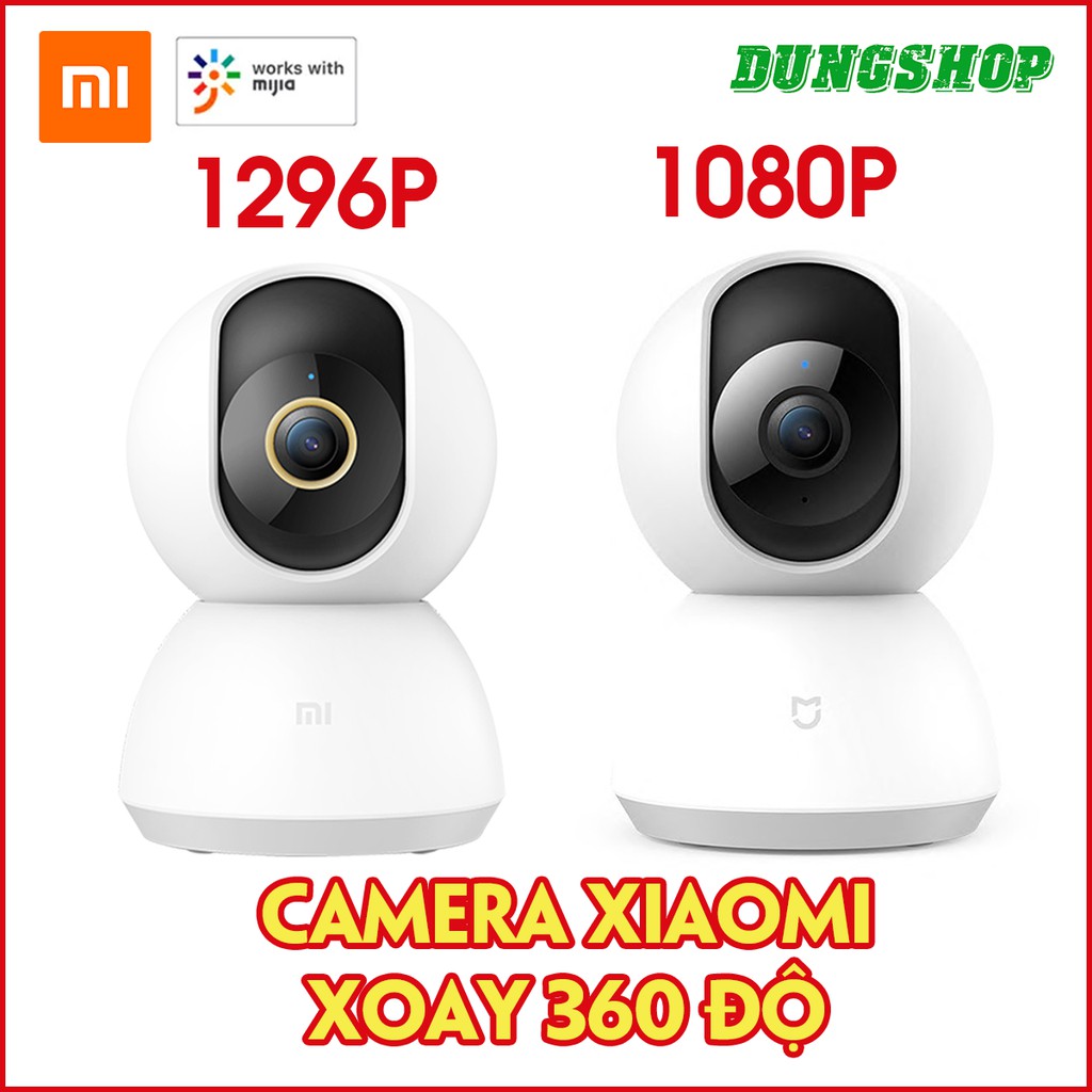 Camera Mija xoay 360 độ phân giải 1080P