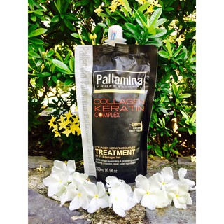 Hấp dầu Pallamina Collagen Keratin Complex 500ml NEW ( dạng túi) "