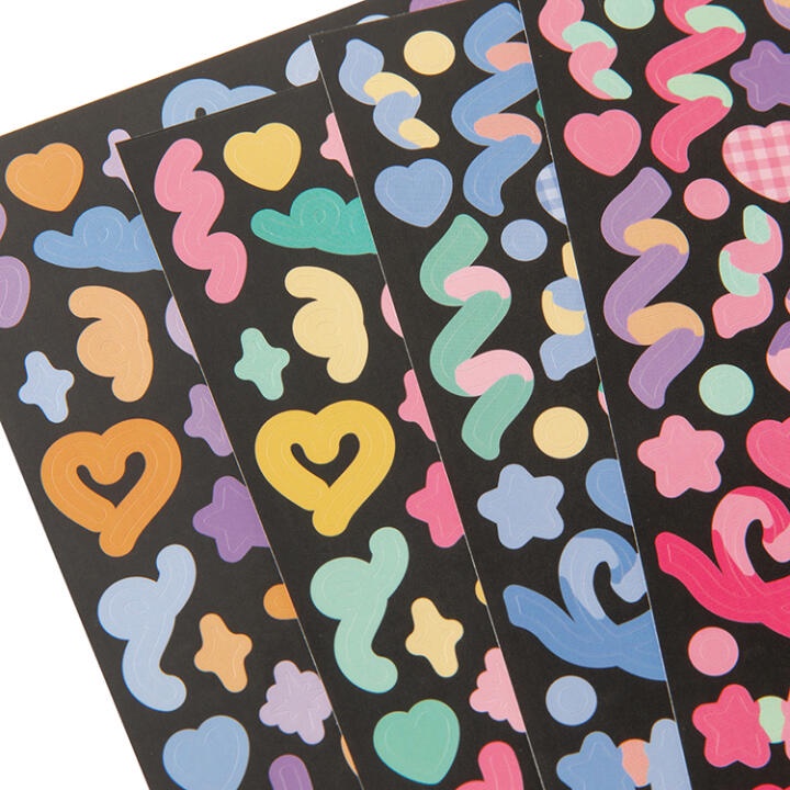 Set 10 Tấm Sticker ARTBOX Hàn Quốc Màu Sắc Nổi Bật