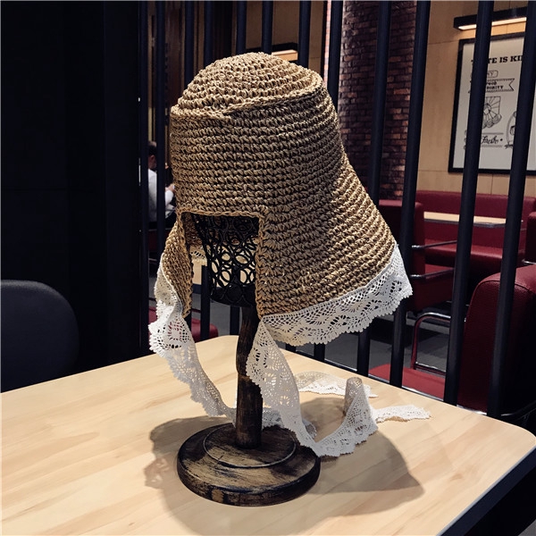 Nón Vành Phối Ren Thời Trang Đáng Yêu Dành Cho Nữ