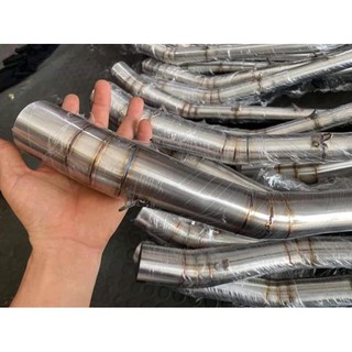 Cổ Pô 2 Khúc 304 xe Sonic, Winner, ex 150, raider fi From wrx xịn gắn pô độ