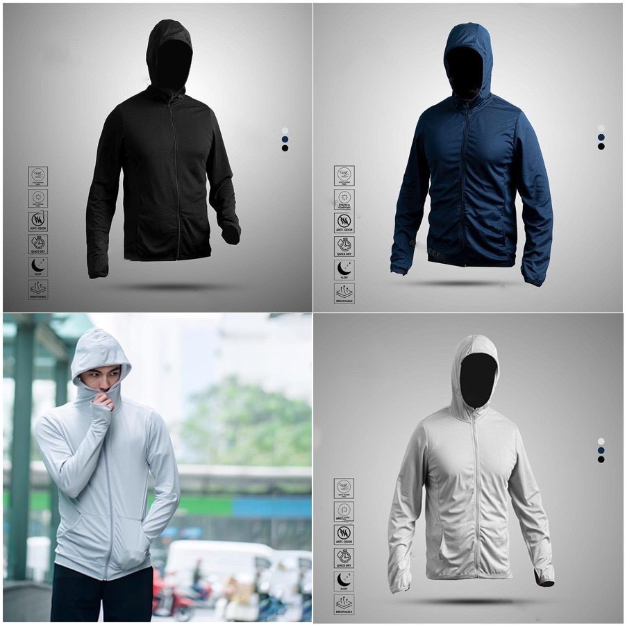 [Tặng kèm găng tay]💝 Áo Chống Nắng Nam Vải Thông Hơi Cực Thoáng Mát, Chống Tia UV, Kèm Túi Cuộn | BigBuy360 - bigbuy360.vn