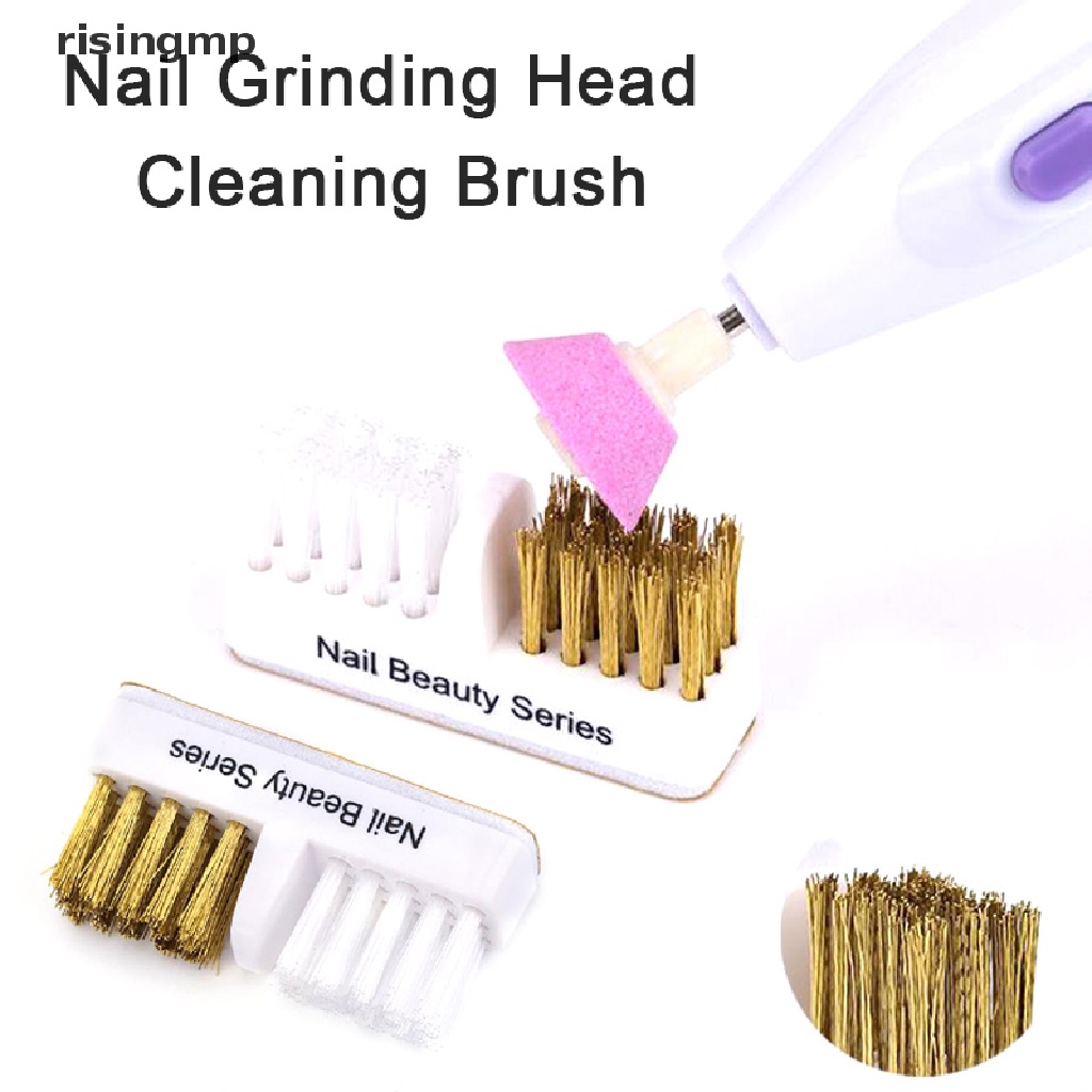 Bàn Chải Vệ Sinh Đầu Mài Móng Tay Tiện Dụng ♨Nóng Bỏng