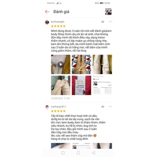 Kem body trắng da SKIN TALK