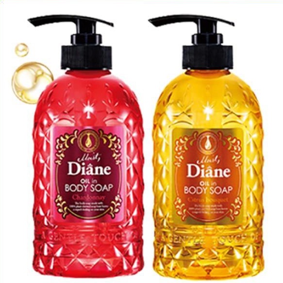 Sữa tắm dưỡng ẩm mềm da Diane Oil in Body Soap Nhật Bản 500ml hàng chính hãng