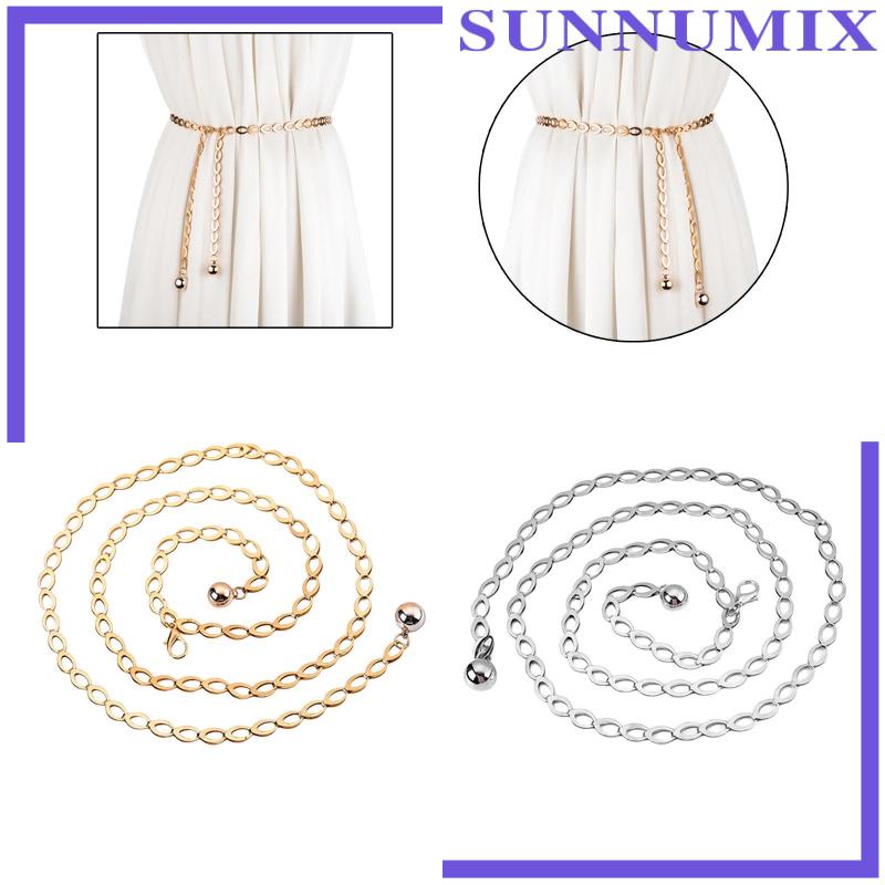 Thắt Lưng Dây Xích Bằng Kim Loại Thời Trang Dành Cho Nữ