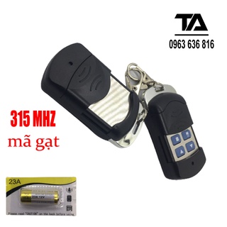 ( Mã Gạt ) Điều khiển cửa cuốn 315 MHZ Mã gạt