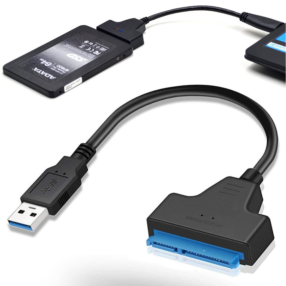 Cáp Chuyển Đổi Usb 3.0 Sang Sata 2.5 &quot;Ssd Hdd Drives 5gbps Tốc Độ Cao Usb 3.0