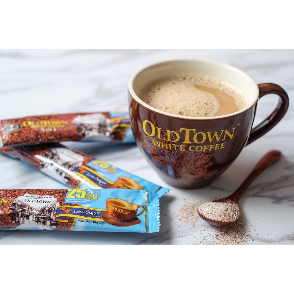 Cà Phê Trắng OldTown White Coffee Malaysia Ít Đường 15 Gói x 35G SÀI GÒN ĐẶC SẢN