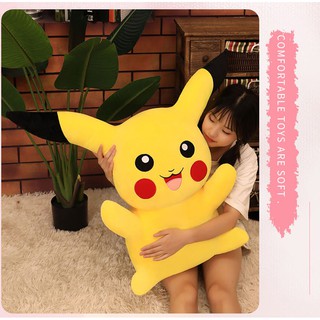 Gấu bông pikachu vuông dễ thương đáng yêu (15cm --->75cm) vải nhung cao cấp mềm mịn, an toàn cho bé hàng loại 1
