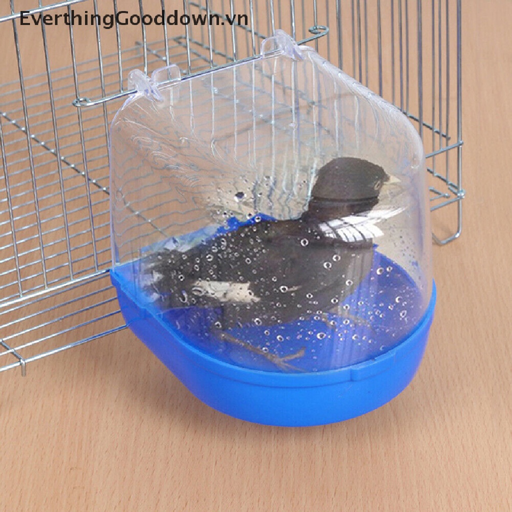 Bồn Tắm Bằng Nhựa Có Móc Treo Dành Cho Chim Vẹt