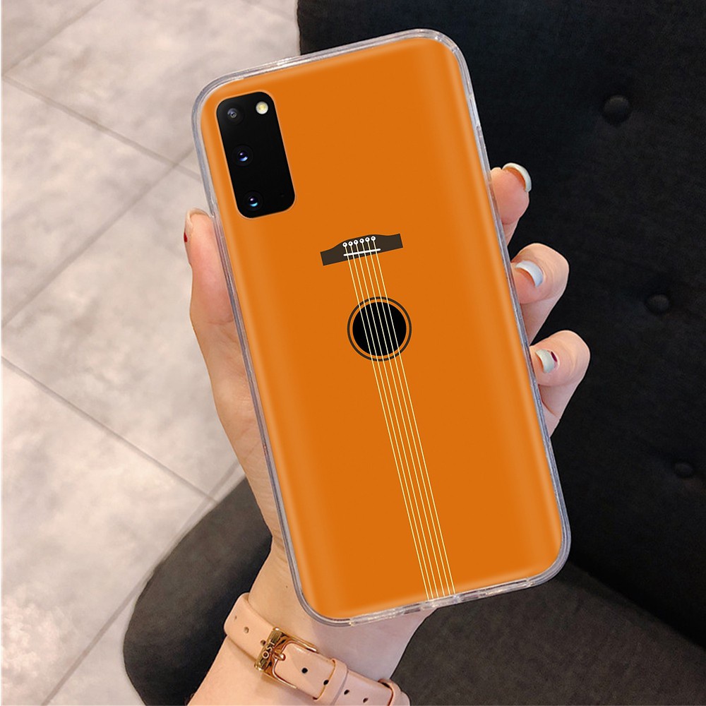 Ốp Điện Thoại Trong Suốt Họa Tiết Đàn Guitar Cho Xiaomi Redmi Note 8 8T 8A 6 6A Pro